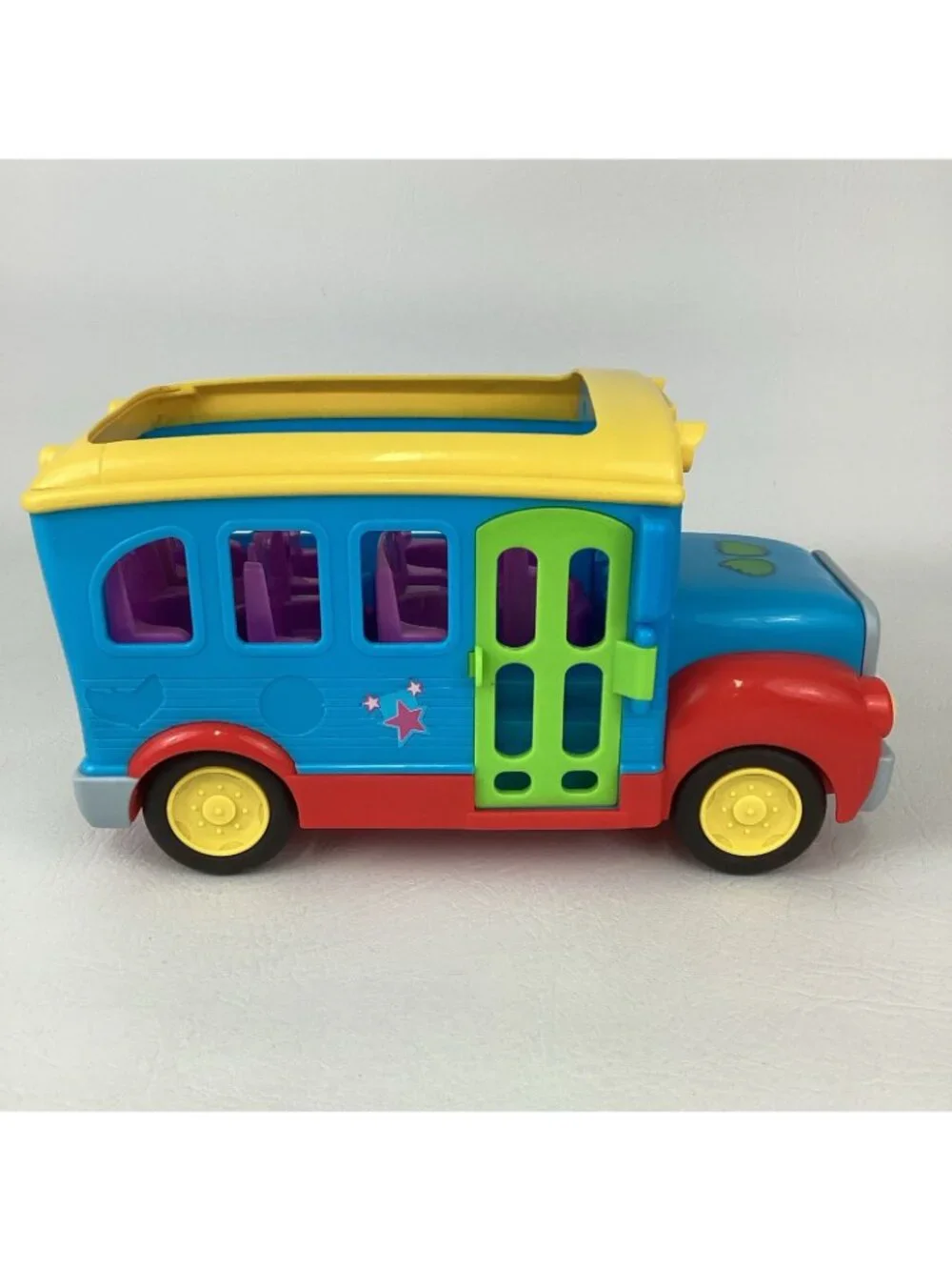 Disney Jr Muppet Babies Friendship Bus w Sounds Figures Miss Piggy Gonzo Bundle